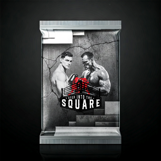 Pack #83 - P83-E1-SN-083-105 featuring rare boxing cards, legendary champions, and collectible trading card discoveries.