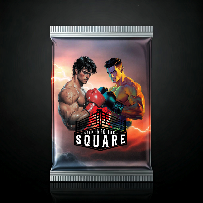 Pack #22 Boxing Card P22-E1-SN-022-105 custom card decks featuring a collector boxing card with a fierce, competitive edge and dynamic design.