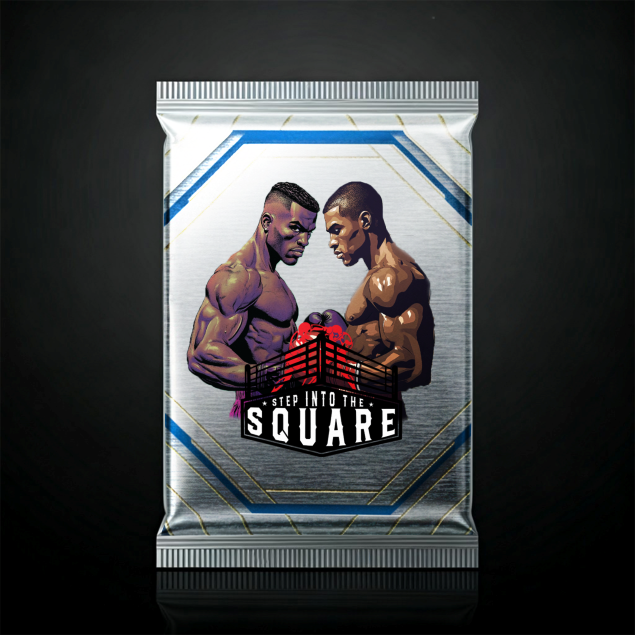 Pack #44 - P44-E1-SN-044-105 Custom Art showcasing powerful fight scene where every punch carries history