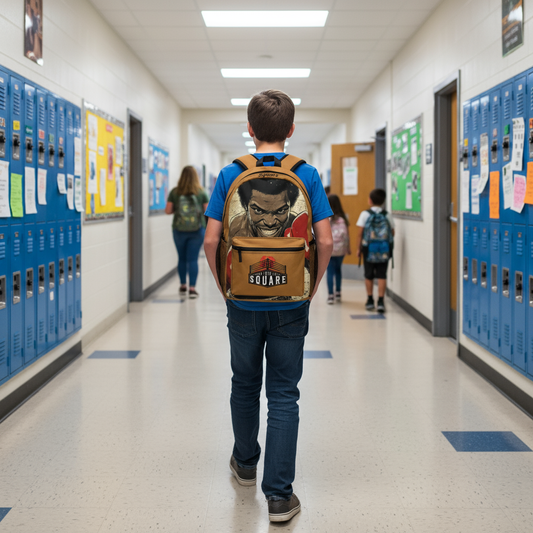 Stylish graphic backpack for teens with padded mesh back and adjustable straps, perfect backpacks for school and everyday use