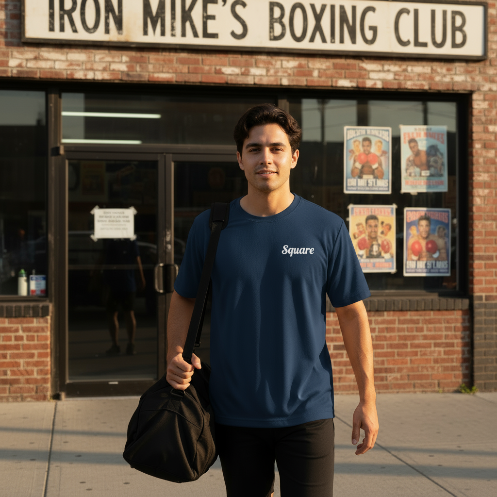 Unisex performance T-shirt for active lifestyles, lightweight and breathable athletic shirt men wear for workouts and casual use