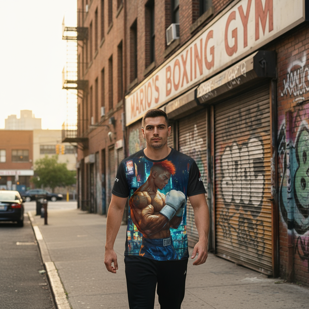 Mens jerseys perfect for boxing fans gym wear fitness apparel for workouts