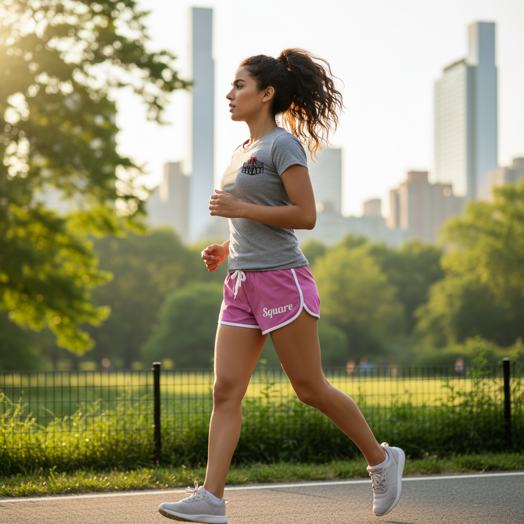 Women's Relaxed or Running Shorts, lightweight and comfortable womens shorts for jogging, lounging, beach trips, or casual wear