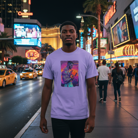 Unisex garment-dyed T-shirt with artistic design, ideal as custom shirts, gym apparel for athletes, and cool casual wear
