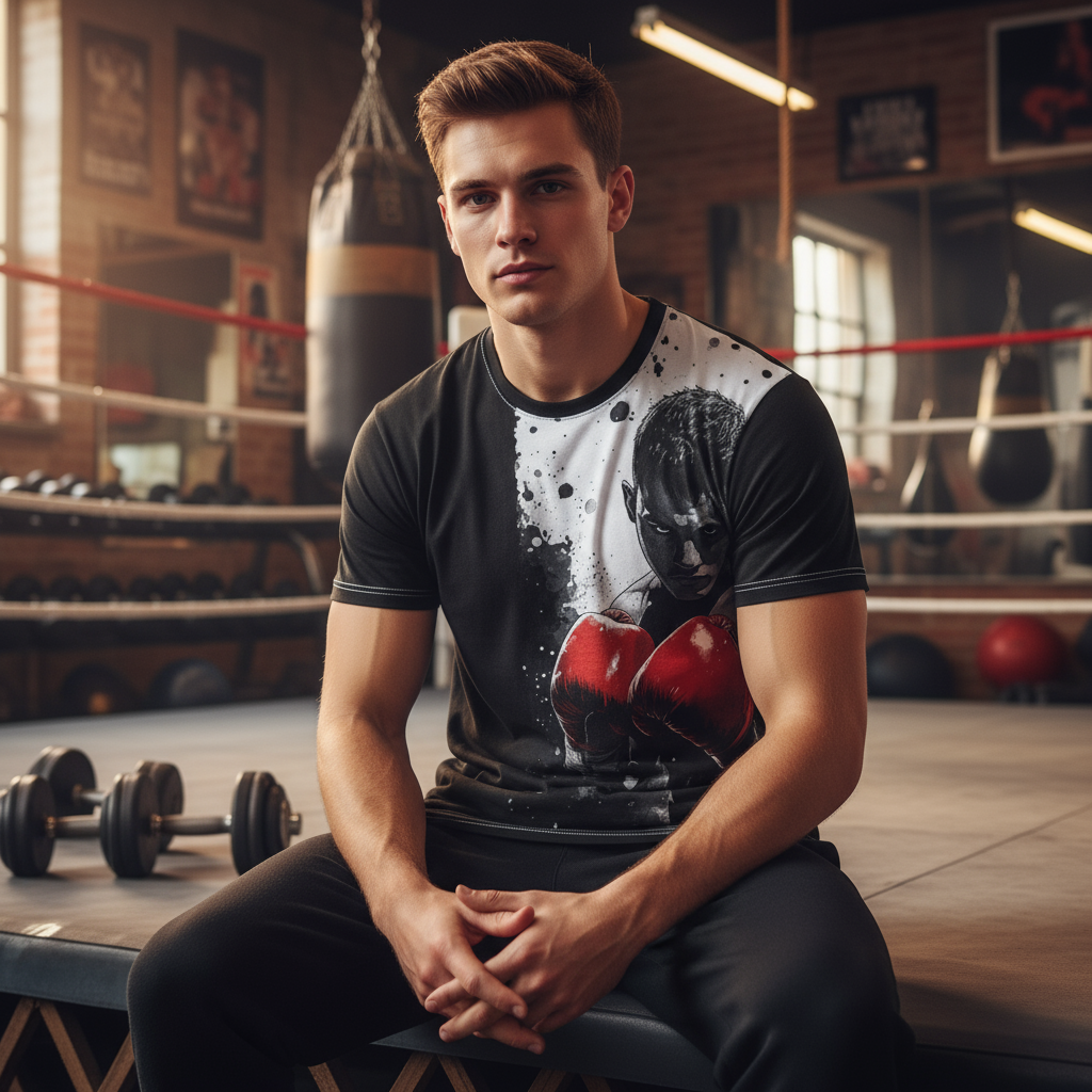 Unisex Cut & Sew Tee – Cool Sports Shirt for Fitness and Casual Wear