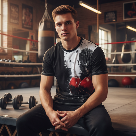 Unisex Cut & Sew Tee – Cool Sports Shirt for Fitness and Casual Wear